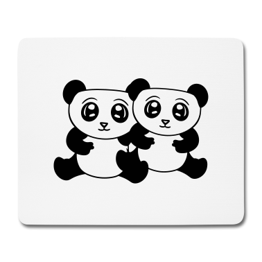 Pärchen Mousepad - paar paerchen liebe 2 freunde team niedlich sitzen