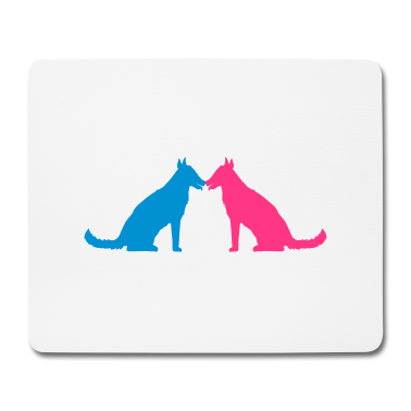 Pärchen Mousepad - 2 freunde paar paerchen liebe team sitz sitzender