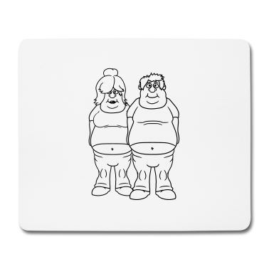 Pärchen Mousepad - mann paar paerchen liebe verliebt frau maedchen se