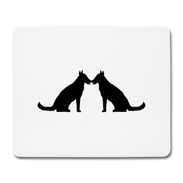 Pärchen Mousepad - 2 freunde paar paerchen liebe team sitz sitzender