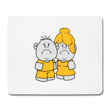 Pärchen Mousepad - mann junge paar liebe verliebt paerchen weiblich g