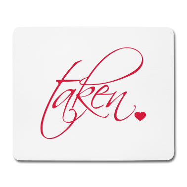 Pärchen Mousepad - taken vergeben liebe verliebt paar paerchen 2 freu