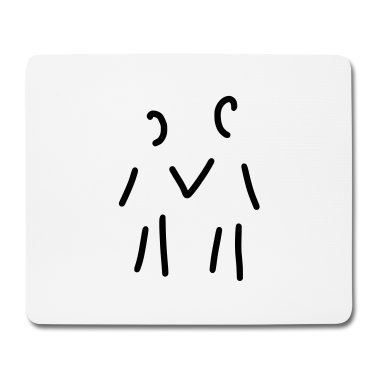 Pärchen Mousepad - paar zwei personen