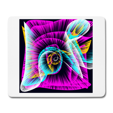 Pärchen Mousepad - Love Pattern Liebe Muster Pink Geschenke