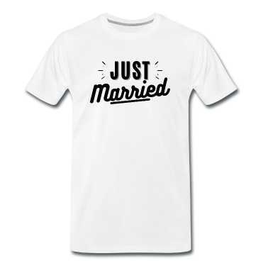 Hochzeit T-Shirt - frisch verheiratet. frisch verheiratet
