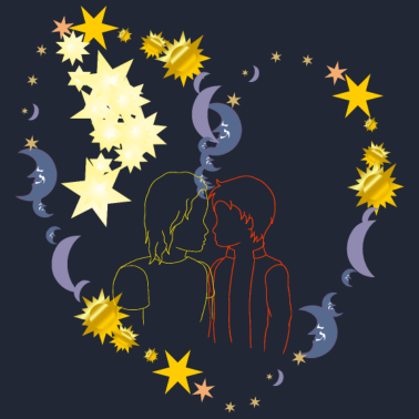 Motiv Liebespaar/Hochzeitsfeier