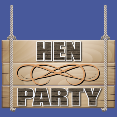 Motiv Hen Party rustikale Hochzeitsfeier Zeichen