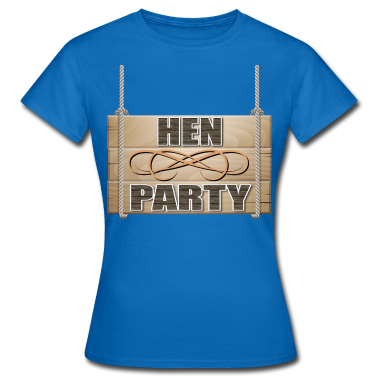 Hochzeit T-Shirt - Hen Party rustikale Hochzeitsfeier Zeichen