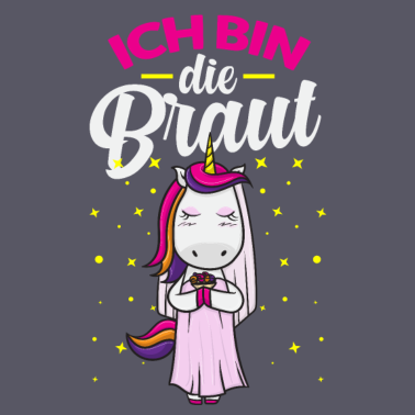 Motiv Einhorn Braut Hochzeitsfeier Ehefrau Geschenk