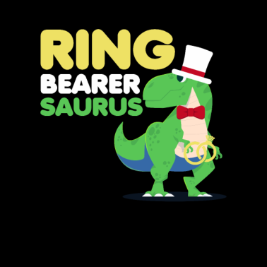 Motiv Jungen Ringträger Dinosaurier Rex Hochzeitsfeier