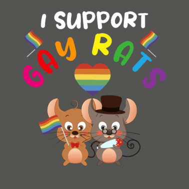 Motiv LGBT Support Schwule Ratten Hochzeitsfeier schwul