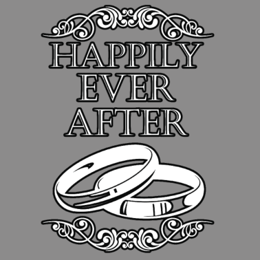 Motiv Happy Ever After Rings Hochzeitsfeier Event Geschenk