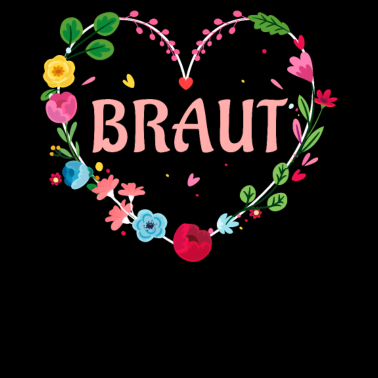 Motiv Braut Herz Blumen Hochzeit JGA