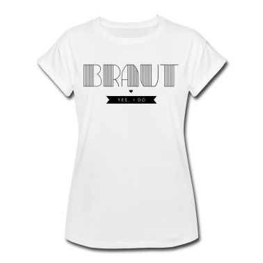 Hochzeit T-Shirt - ArtDeco – Braut – Yes, I do