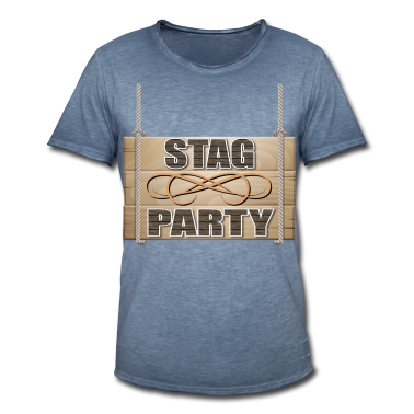 Hochzeit T-Shirt - Rustikales Zeichen der Hirsch-Partei