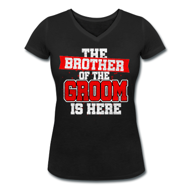 Hochzeit T-Shirt - Bruder des Bräutigam Hochzeit Heiraten Geschenk