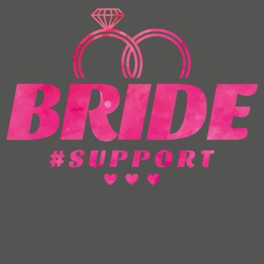 Motiv Braut Support Herz Team