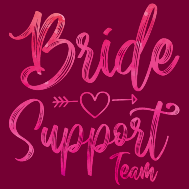 Motiv Braut Support Herz Team