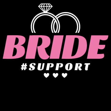 Motiv Braut Support Herz Team