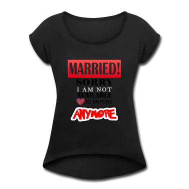 Hochzeit T-Shirt - Verheiratet! Lustiger Spruch für Ehepaare Geschenk