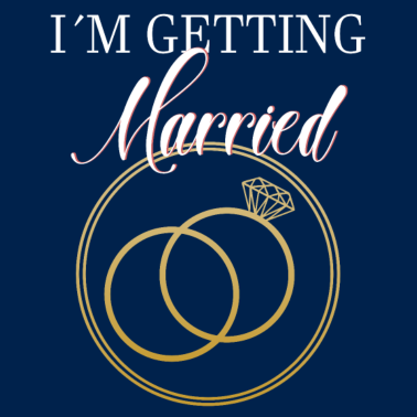 Motiv Ich werde heiraten weiss