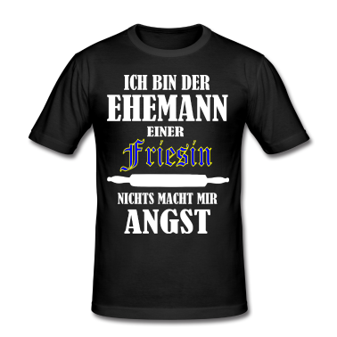 Hochzeit T-Shirt - Ich bin der Ehemann einer Friesin
