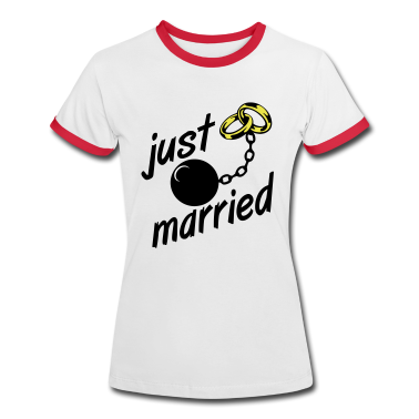 Hochzeit T-Shirt - just married JGA ...+