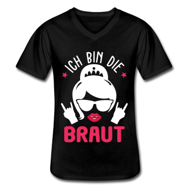 Hochzeit T-Shirt - Rocker Braut Junggesellinnenabschied Hochzeitspart