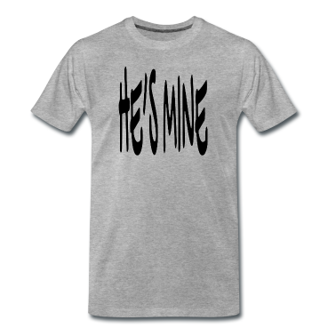 Hochzeit T-Shirt - Er ist Mein - Ehepaar, Partner Geschenk Motiv