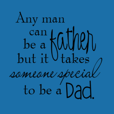 Motiv Jeder Mann kann ein Vater sein