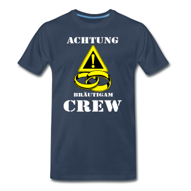 Hochzeit T-Shirt - Bräutigam Crew Farbe