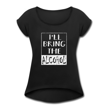 Hochzeit T-Shirt - Ich bringe den Alkohol - lustiges Junggesellenabschiedsgeschenk