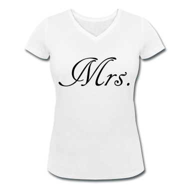 Hochzeit T-Shirt - Mr and Mrs married Hochzeit Feier Verheiratet Mrs
