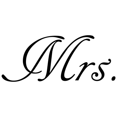 Motiv Mr and Mrs married Hochzeit Feier Verheiratet Mrs