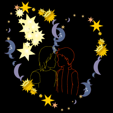 Motiv Liebespaar/Hochzeitsfeier