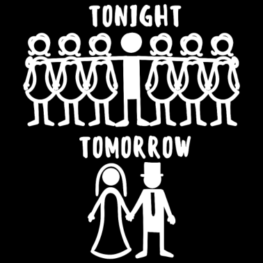 Motiv Junggesellenabschied Hochzeitsfeier Ehe Bräutigam