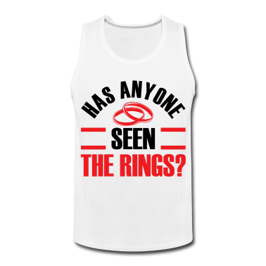 Hochzeit Tank Top - Hat Jemand Den Ring Ehering Sicherheit Gesehen?