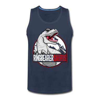 Hochzeit Tank Top - RingBearersaurus Dinosaurier-Hochzeitsringen von R