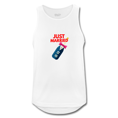 Hochzeit Tank Top - just married frisch verheiratet hochzeitsfeier