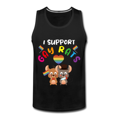 Hochzeit Tank Top - LGBT Support Schwule Ratten Hochzeitsfeier schwul