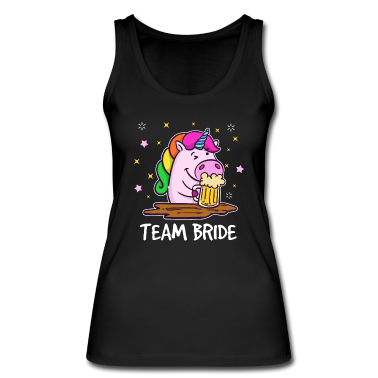 Hochzeit Tank Top - Team Braut Junggesellinnenabschied Einhorn