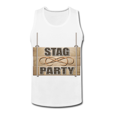 Hochzeit Tank Top - Rustikales Zeichen der Hirsch-Partei