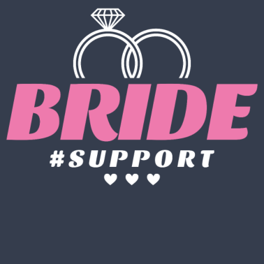 Motiv Braut Support Herz Team