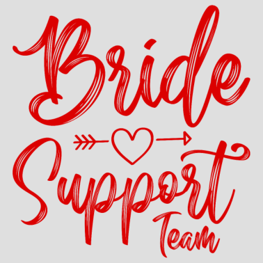 Motiv Braut Support Herz Team