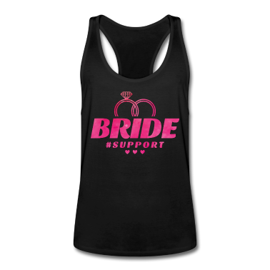 Hochzeit Tank Top - Braut Support Herz Team