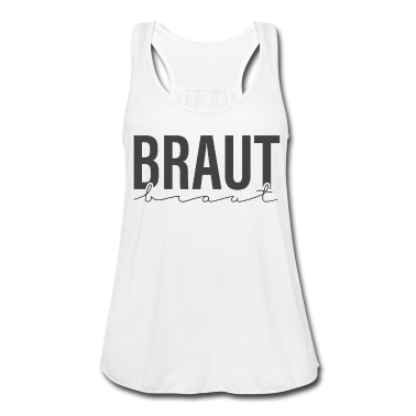 Hochzeit Tank Top - Braut Schriftzug