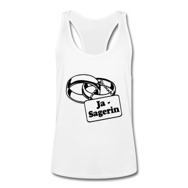 Hochzeit Tank Top - Ja Sagerin .../+