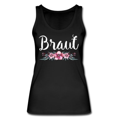 Hochzeit Tank Top - Heiraten Outfit Braut Blumenkranz