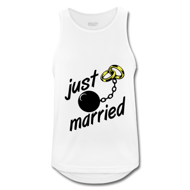 Hochzeit Tank Top - just married JGA ...+