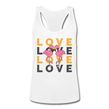 Hochzeit Tank Top - Flamingo In Love - Geschenkidee